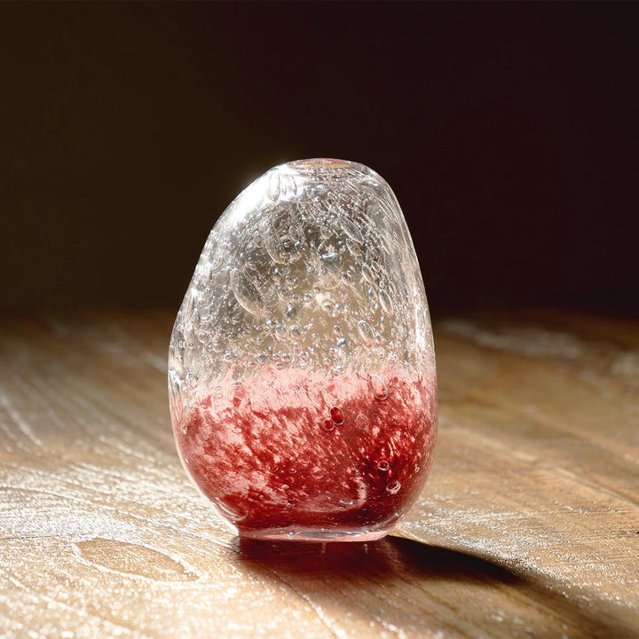 花瓶DGマコベース幅10×奥行6.5×高さ13.5cmガラス