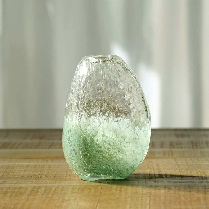 花瓶DGマコベース幅10×奥行6.5×高さ13.5cmガラス