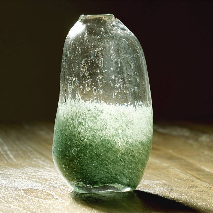 花瓶DGマコベース幅11.5×奥行7.5×高さ20cmガラス