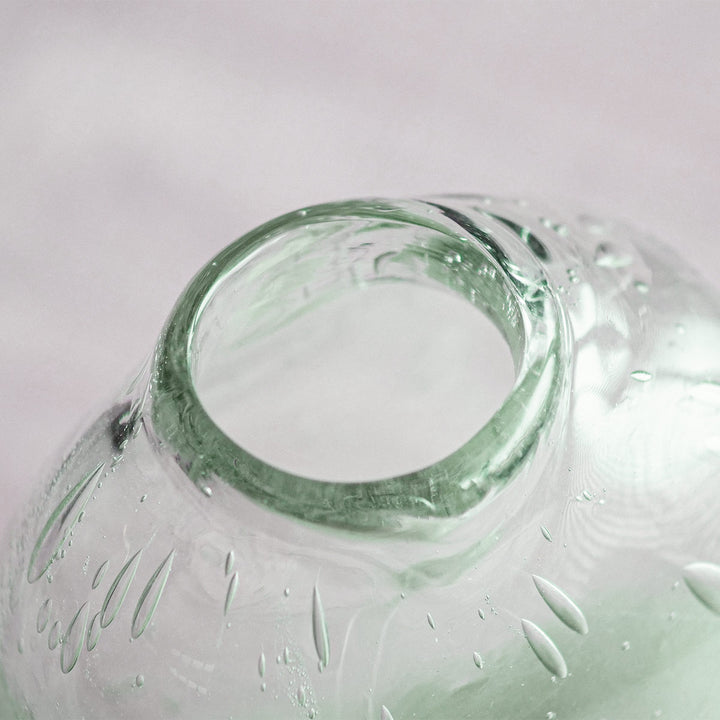 花瓶DGマコベース幅11.5×奥行7.5×高さ20cmガラス