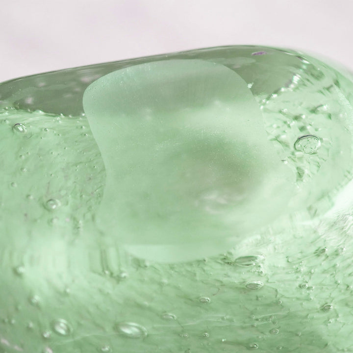 花瓶DGマコベース幅11.5×奥行7.5×高さ20cmガラス