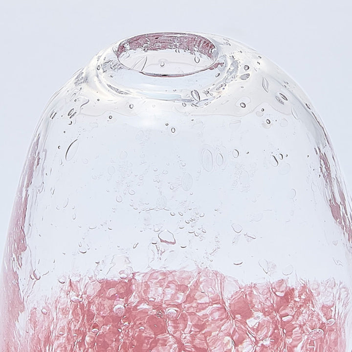 花瓶DGマコベース幅11.5×奥行7.5×高さ20cmガラス