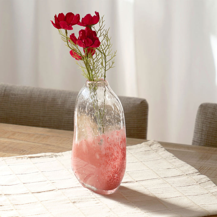 花瓶DGマコベース幅11.5×奥行7.5×高さ20cmガラス