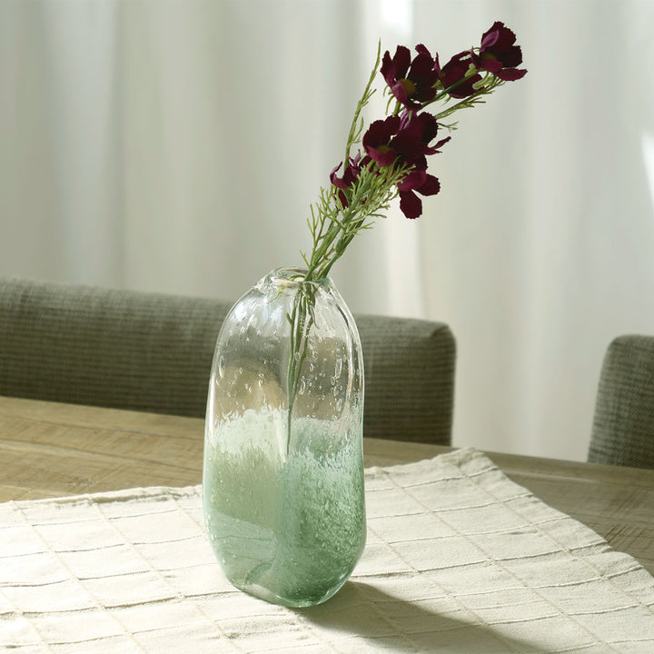 花瓶DGマコベース幅11.5×奥行7.5×高さ20cmガラス