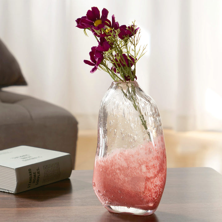 花瓶DGマコベース幅11.5×奥行7.5×高さ20cmガラス