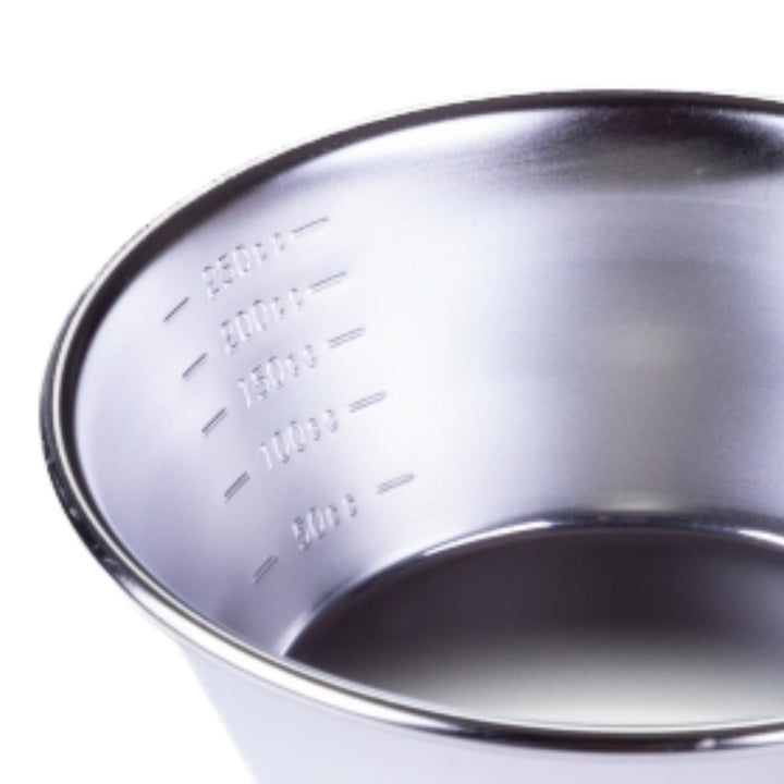 シェラカップ330mlステンレス製目盛り付ステンシェラカッププリグレース