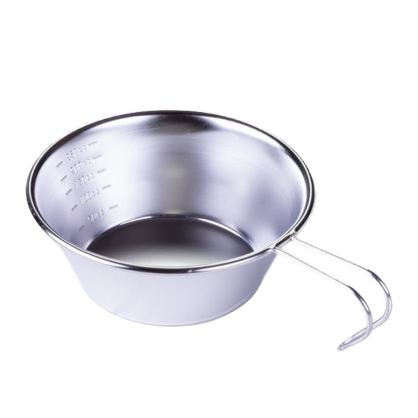 シェラカップ330mlステンレス製目盛り付ステンシェラカッププリグレース