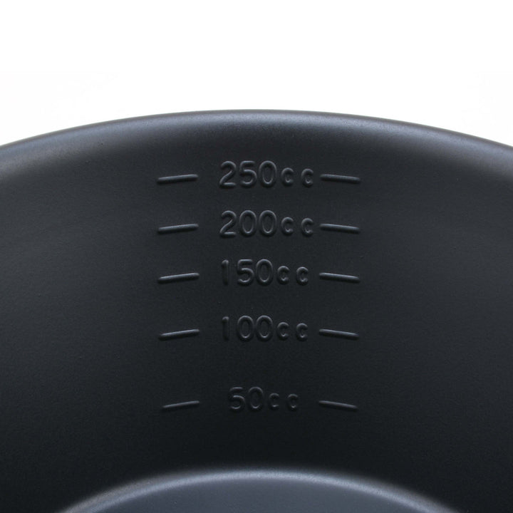 シェラカップ330ml目盛り付ブラックプリグレース