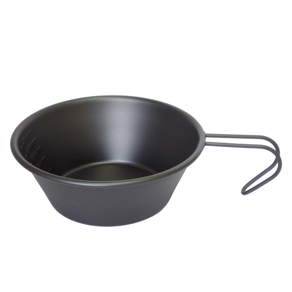 シェラカップ330ml目盛り付ブラックプリグレース