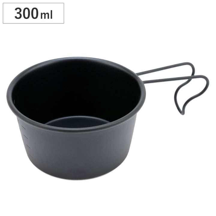 シェラカップ深型300mlブラックプリグレース