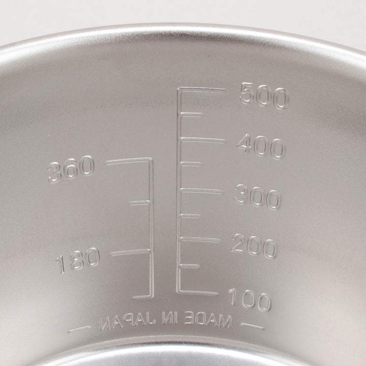 シェラカップ600mlステンレス製目盛り付18-8ステンシェラカッププリグレース