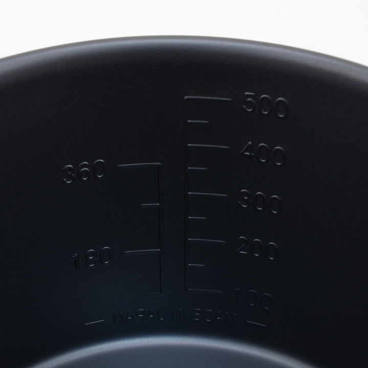 シェラカップ600mlステンレス製目盛り付18-8ブラックシェラカッププリグレース