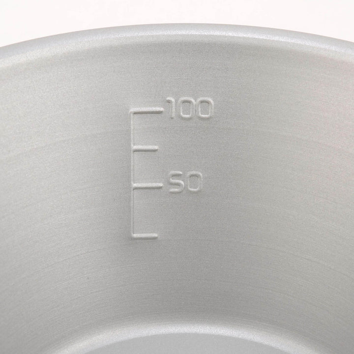 シェラカップ150mlチタン製目盛り付チタンシェラカッププリグレース