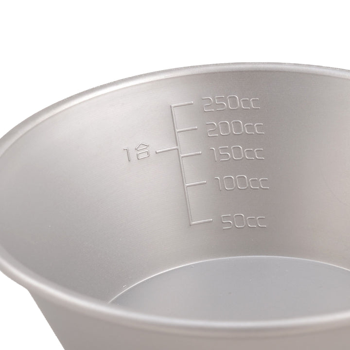 シェラカップ330mlチタン製目盛り付チタンシェラカッププリグレース