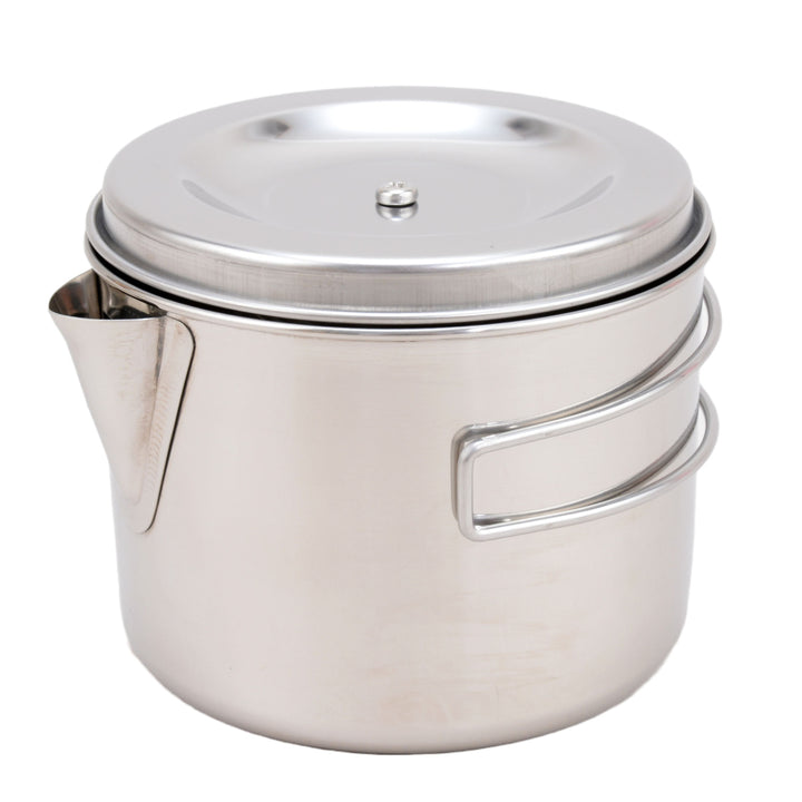 アウトドア調理器具ケトルクッカー＆ドリッパーセット収納袋付プリグレース