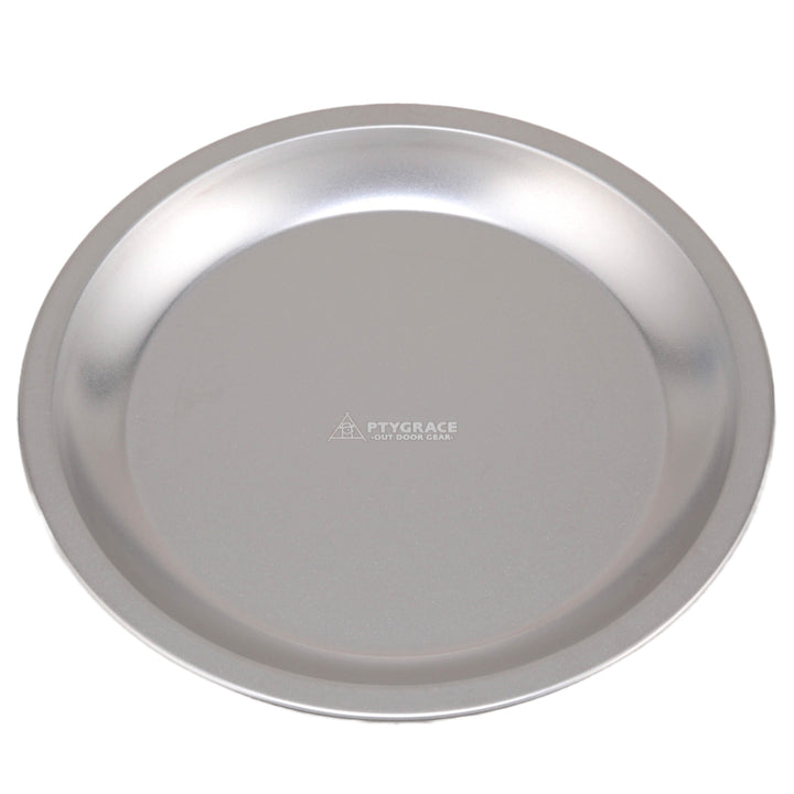 アウトドア食器丸型プレート20.5cmチタン製プリグレース