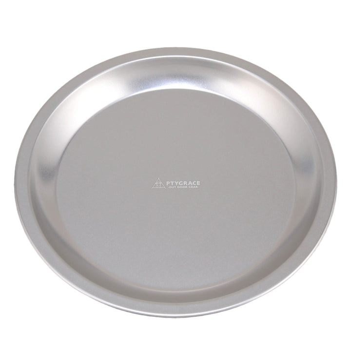 アウトドア食器丸型プレート23.3cmチタン製プリグレース