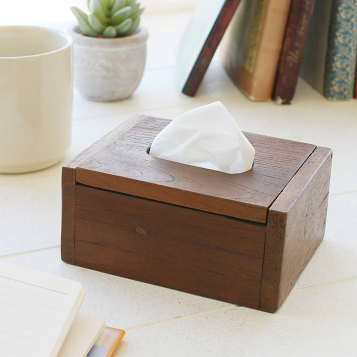 ティッシュケース廃材ミニティッシュボックス木製