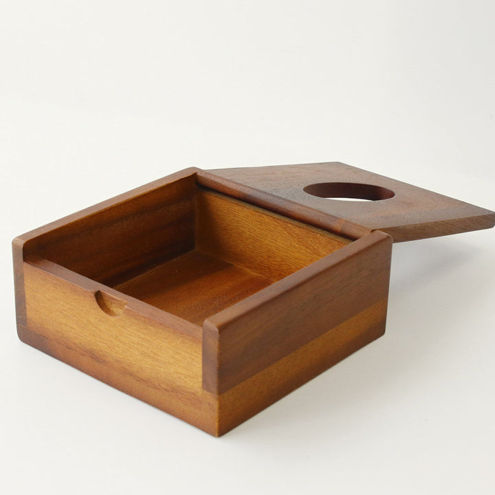 ティッシュケースアカシアティッシュボックス木製