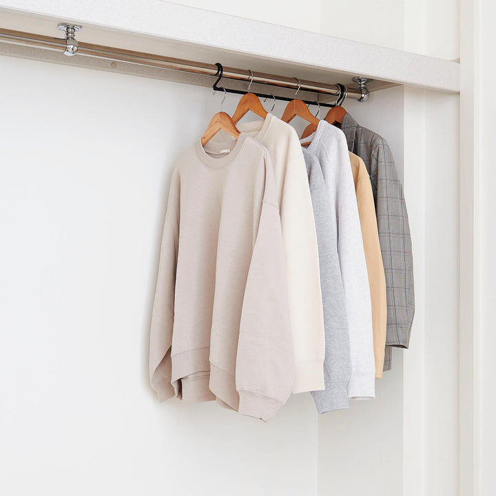 ハンガーダブル収納ハンガー伸縮1本入りクローゼット