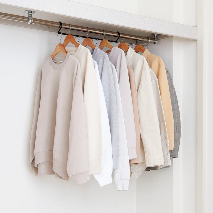 ハンガーダブル収納ハンガー伸縮1本入りクローゼット