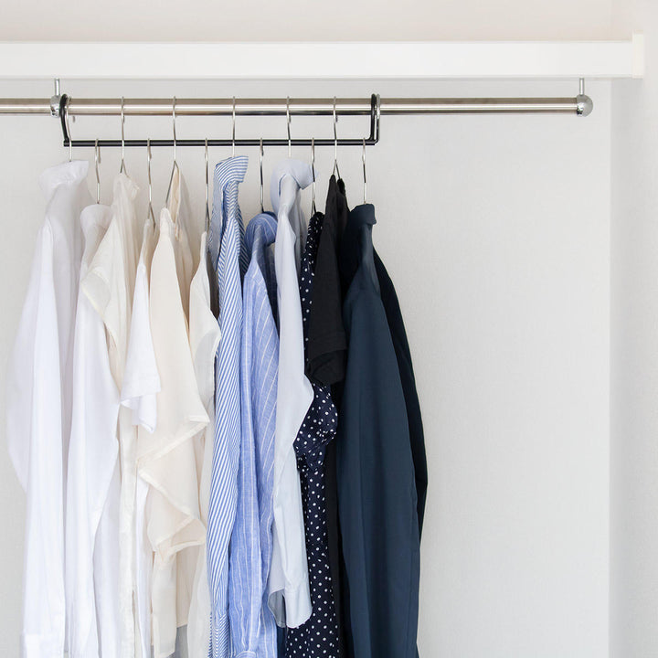 ハンガーダブル収納ハンガー伸縮1本入りクローゼット