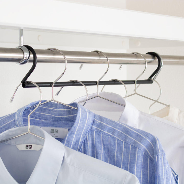 ハンガーダブル収納ハンガー伸縮1本入りクローゼット