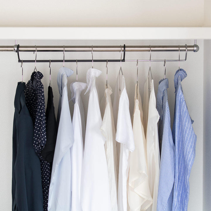 ハンガーダブル収納ハンガー伸縮1本入りクローゼット