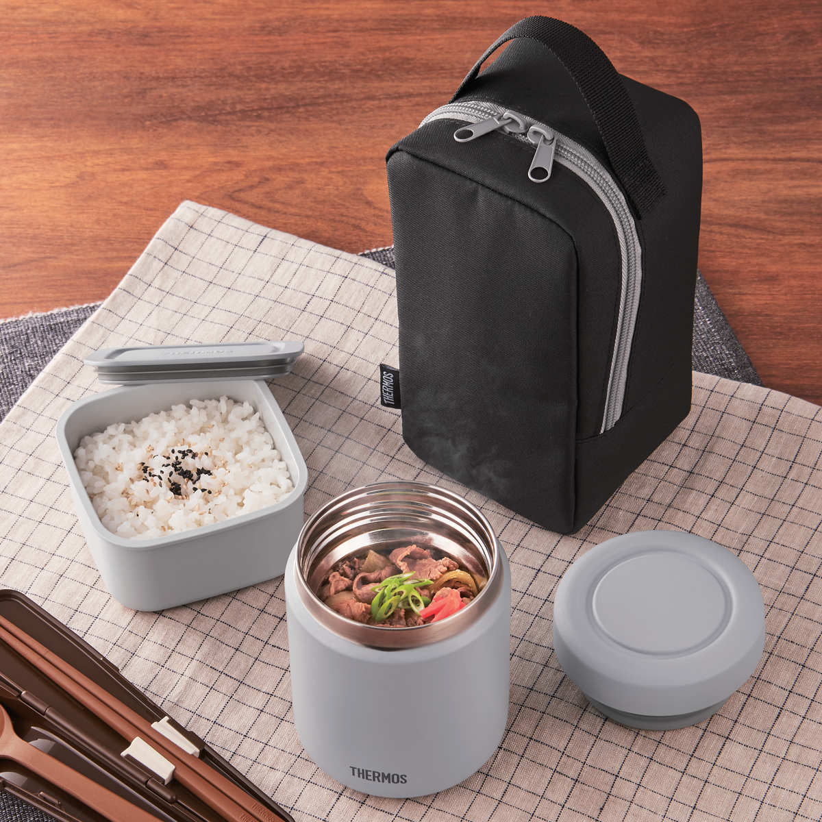 サーモス 弁当箱 保温 800ml 真空断熱スープランチセットJBY-801