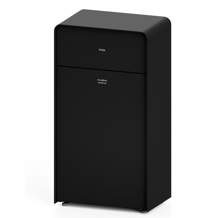 【法人限定】 屋内用ゴミ箱 60L プッシュ蓋 ブラック色 業務用ダストボックス Mseries 中型屑入