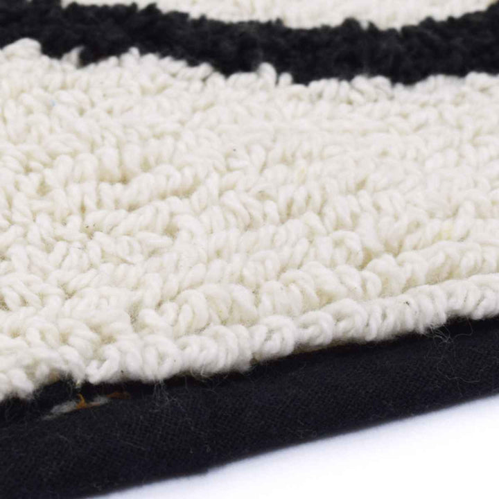 玄関マット室内用35×70cmセミサークルマットスマイル