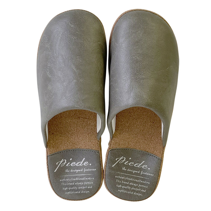 スリッパPiedePU厚底ソールスリッパMサイズLサイズ