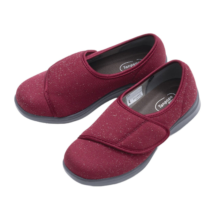 介護シューズかるっふわっウォークラメM～LL両足3E外出用