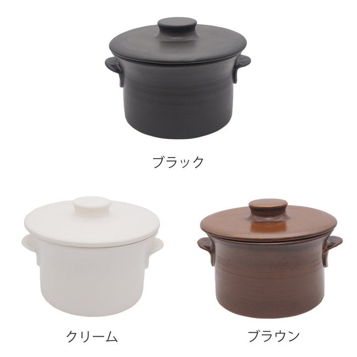 【在庫処分特価】土鍋ガス火専用カレー＆シチューポットペントーラ