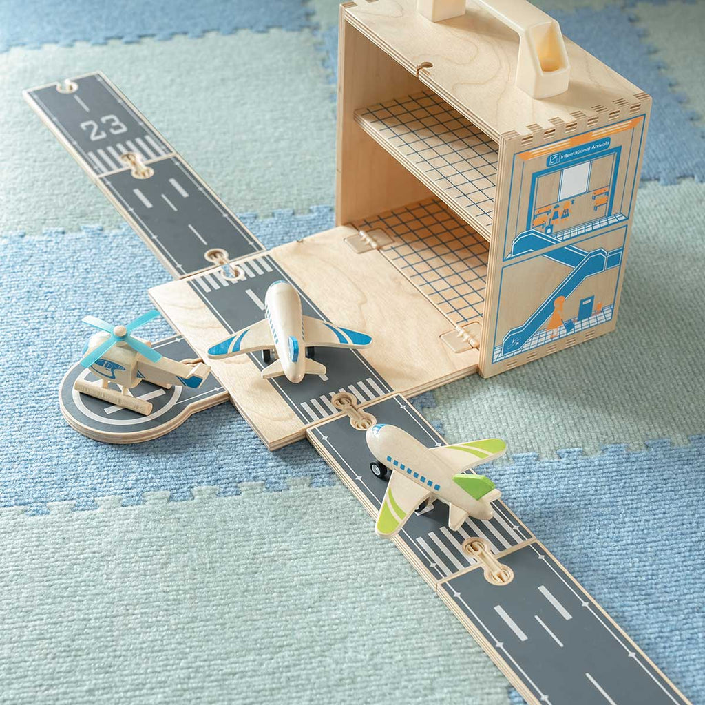 おもちゃ ウッドボックス 飛行機 木製