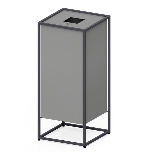 【法人限定】 屋内用ゴミ箱 53L 10cm角穴 業務用ダストボックス 囲シリーズ屑入