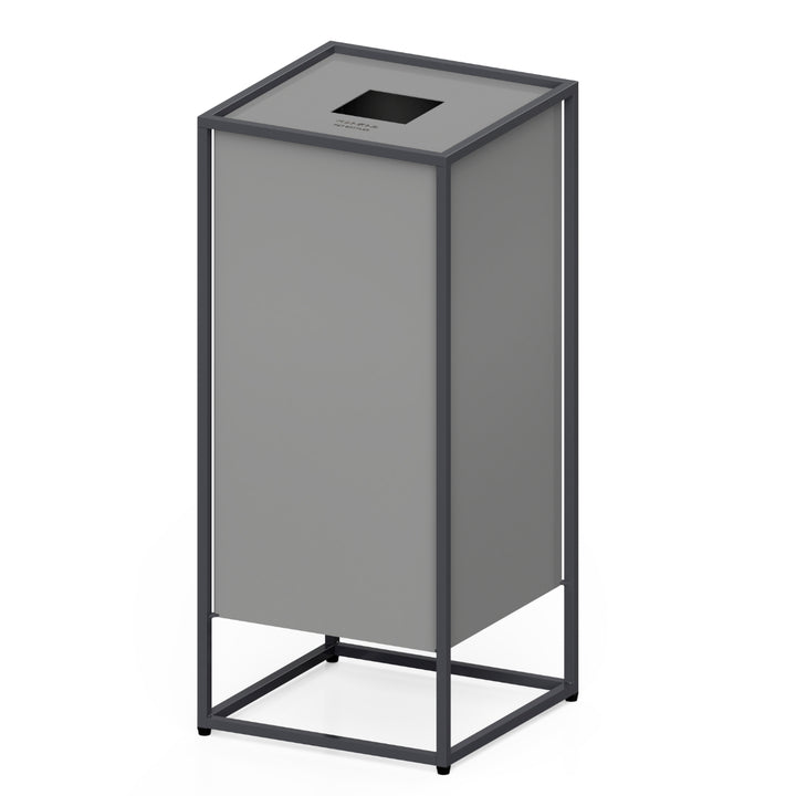 【法人限定】 屋内用ゴミ箱 53L 10cm角穴 業務用ダストボックス 囲シリーズ屑入