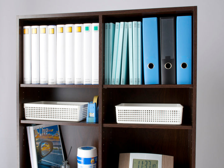 本棚2列6段大量収納ラック幅90cm