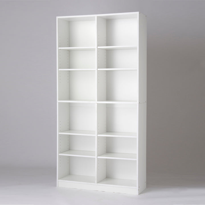 本棚2列6段大量収納ラック幅90cm