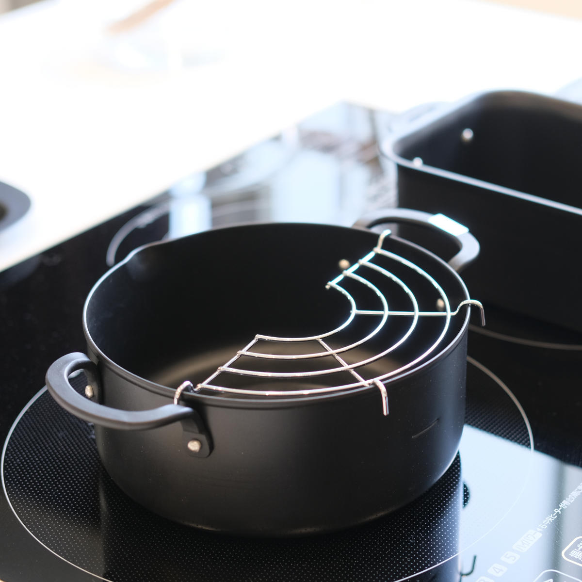 てんぷら　XL 天ぷら鍋 18cm IH対応 鉄製 チーノ 網付き – ハウジー