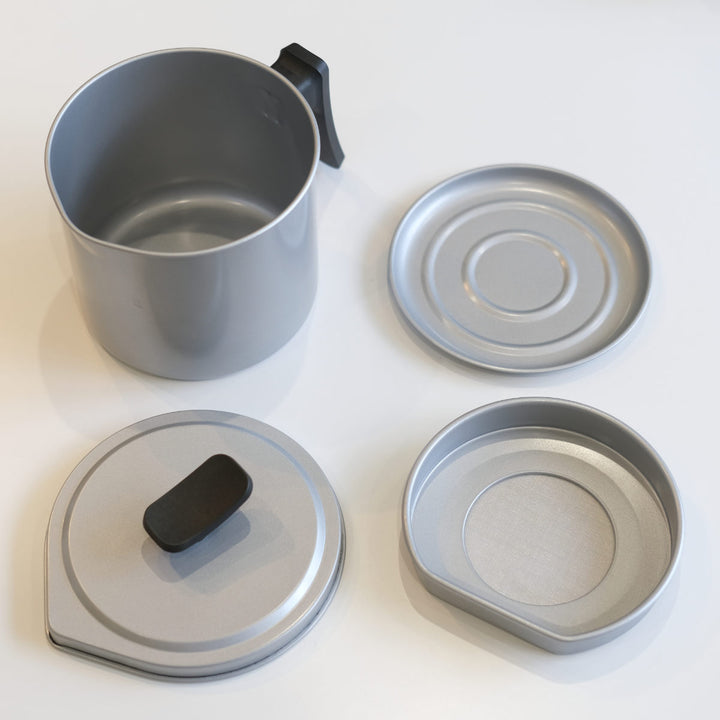 オイルポット0.8Lチーノ受け皿付きシリコン加工