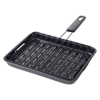 魚焼き網 ガス火専用 セラグリル ホーロー加工 M