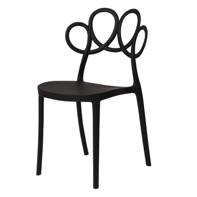 チェア 座面高44.5cm ポリプロピレン スタッキング