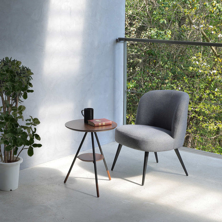 ダイニングチェア座面高40cmプラム