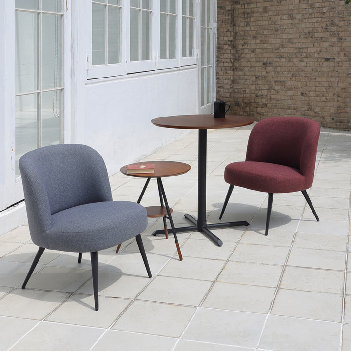 ダイニングチェア座面高40cmプラム