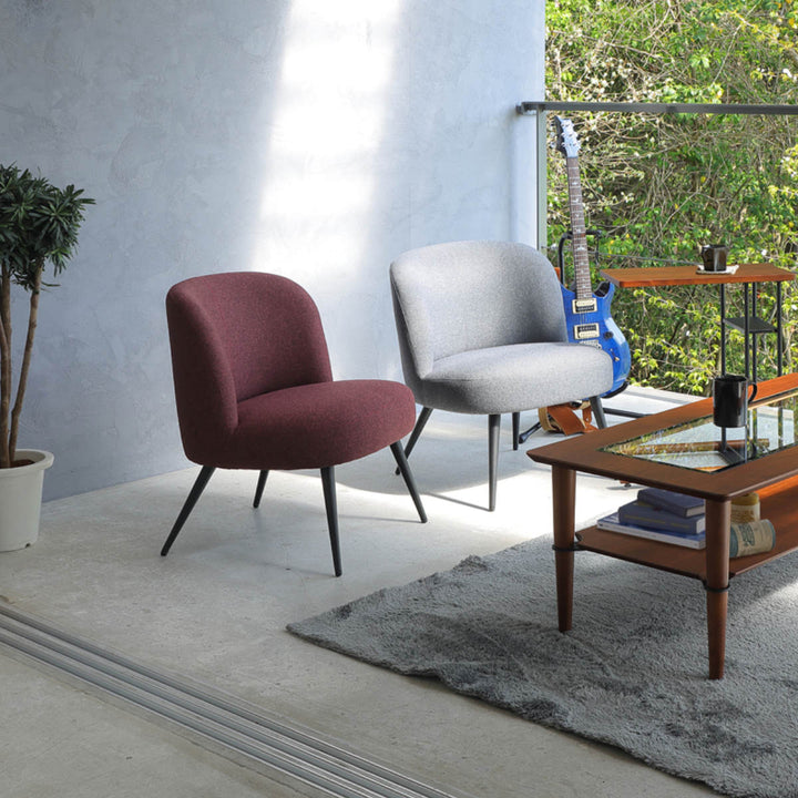 ダイニングチェア座面高40cmプラム