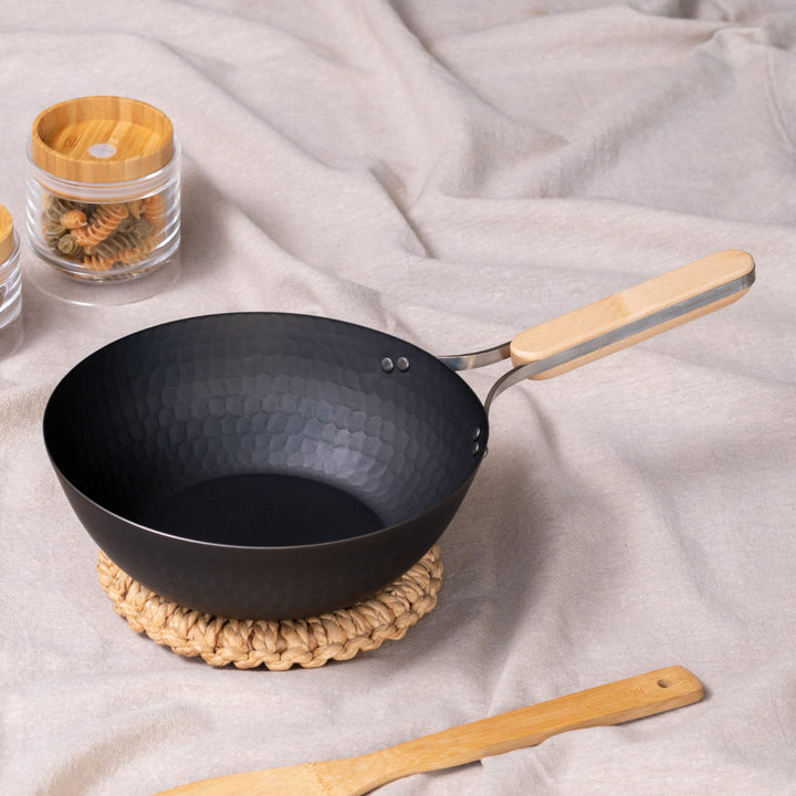 中華鍋鉄製22cmenzoIH対応日本製