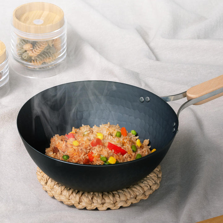 中華鍋鉄製22cmenzoIH対応日本製