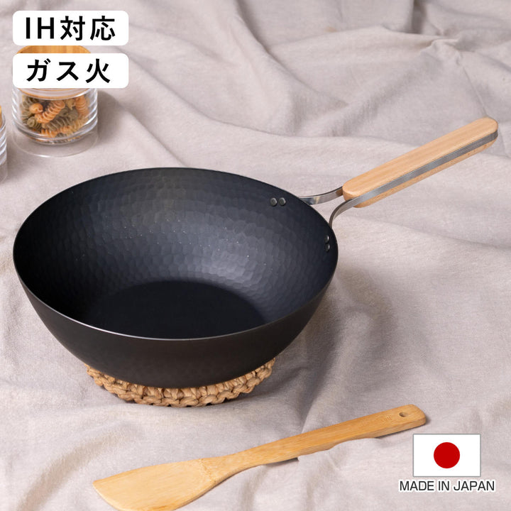 中華鍋鉄製28cmenzoIH対応日本製