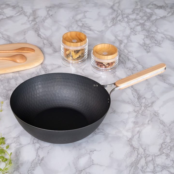 中華鍋鉄製28cmenzoIH対応日本製